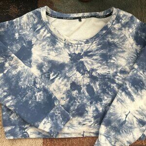 Balance Athletica Blue Tie Dye Cropped Pullover